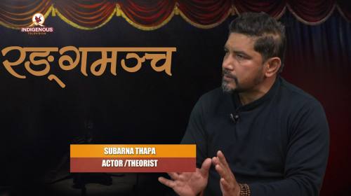 Subarna Thapa (Actor theorist) On Ranga Mancha Epi  - 98