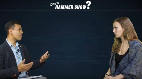 Angelica Rao On Hammer show with Dev Kumar Sunuwar