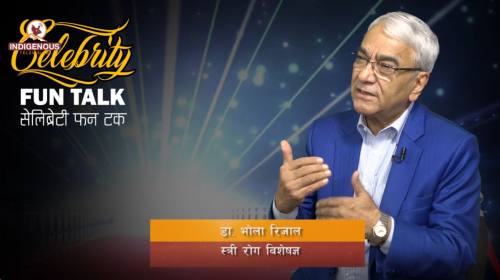 Dr. Bhola Rijal  On Celebrity Fun Talk with Sabi K