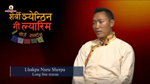 Lhakpa Nuru Sherpa (Long line rescue) On Serwi Ngy