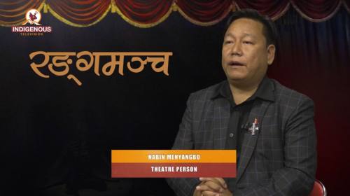 Nabin Menyangbo (Theater Person) On Ranga Mancha With Paveen Puma epi - 76